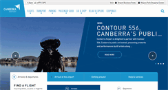 Desktop Screenshot of canberraairport.com.au